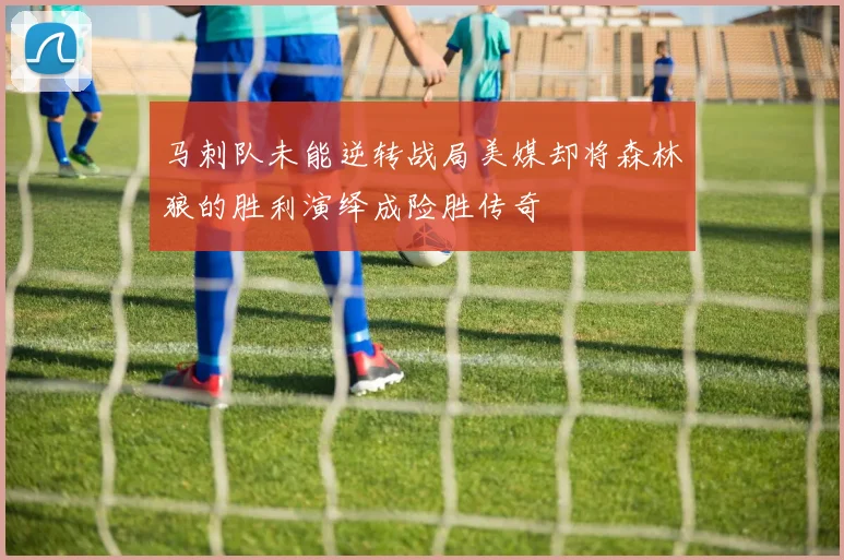 马刺队未能逆转战局美媒却将森林狼的胜利演绎成险胜传奇